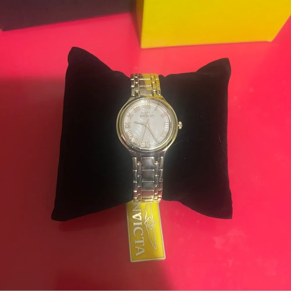 Invicta Wildflower Women's Watch w/ Mother of Pearl Dial - 32mm, Rose Gold 48232
